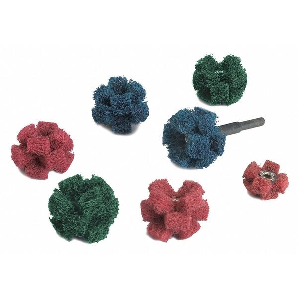 Standard Abrasives Cross Buff, A/O, 1-1/2in, 3 Plies - 66000006081