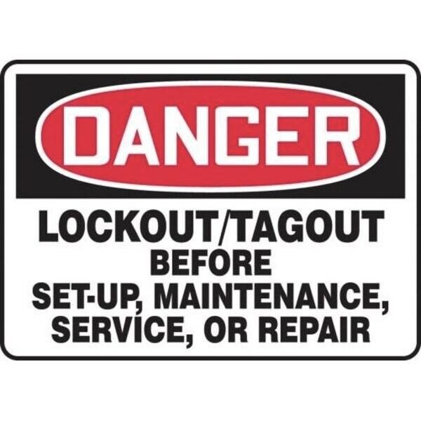 Accuform OSHA DANGER SAFETY SIGN LOCKOUTTAG MLKT017VA - MLKT017VA