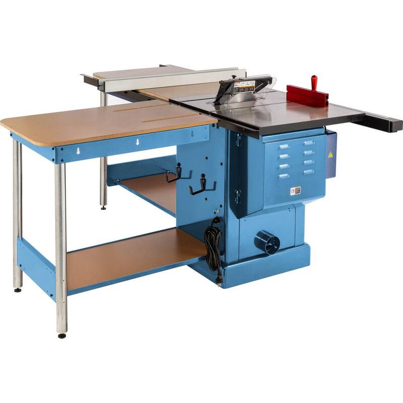 Sierra de mesa South Bend de 10 pulgadas, 3HP, 220 voltios con rieles de extensión - SB1111