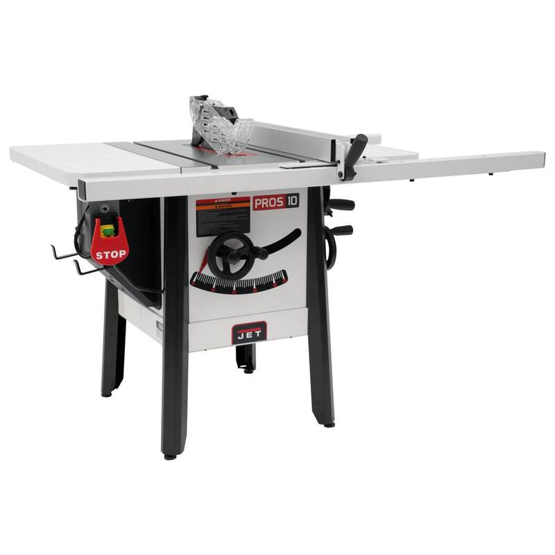 Sierra de mesa Jet ProShop II de 10 pulgadas con 30 pulgadas de corte en acero estampado JPS-10 - 725004K