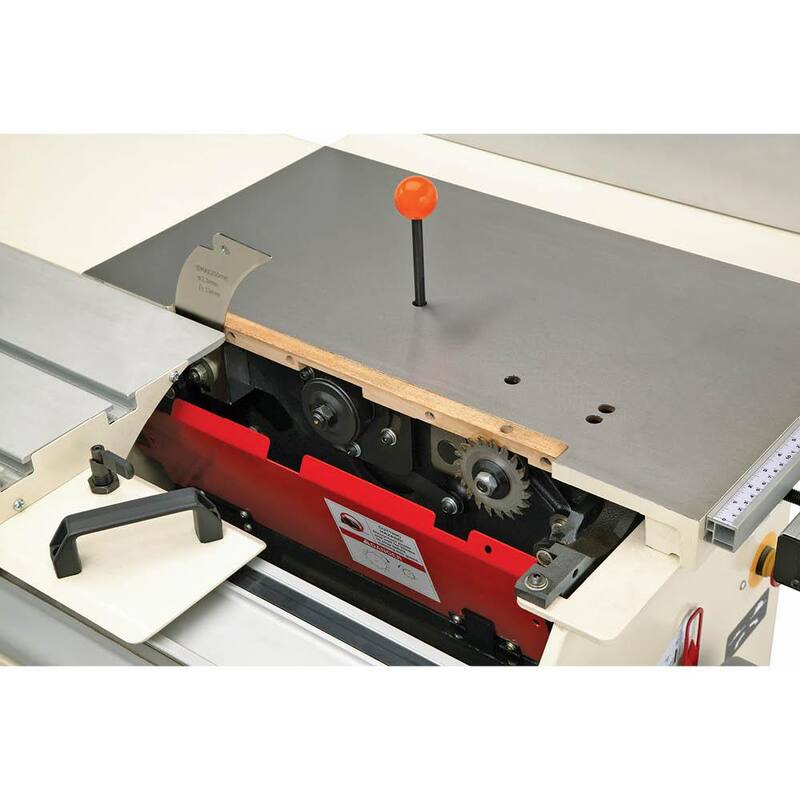 Sierra de mesa deslizante de 10 pulgadas y 5 HP - W1811 de Shop Fox