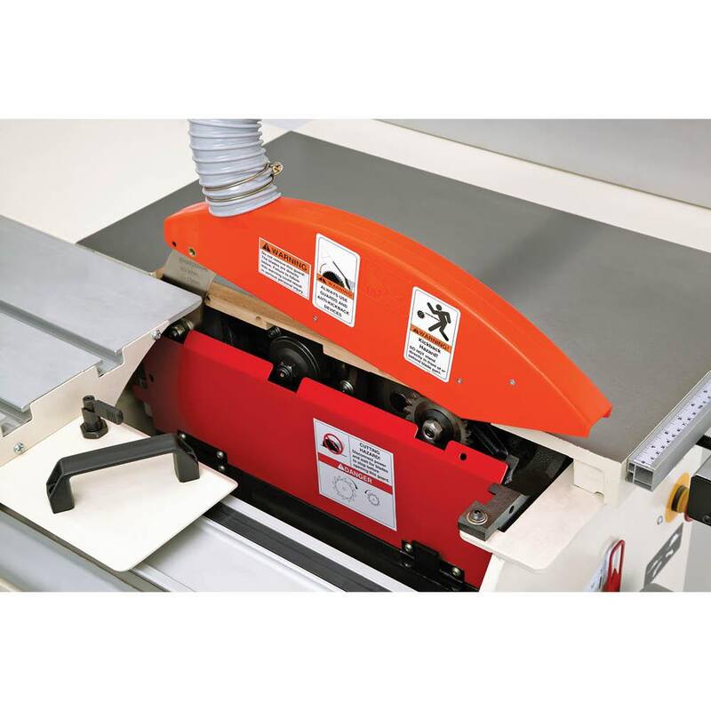 Sierra de mesa deslizante de 10 pulgadas y 5 HP - W1811 de Shop Fox