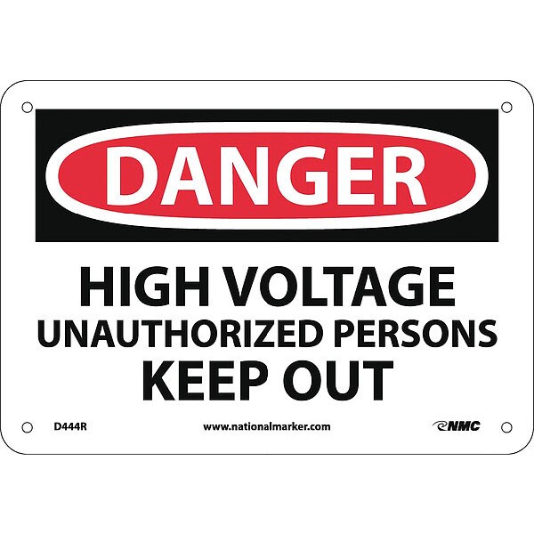 Nmc Danger High Voltage Sign - D444R
