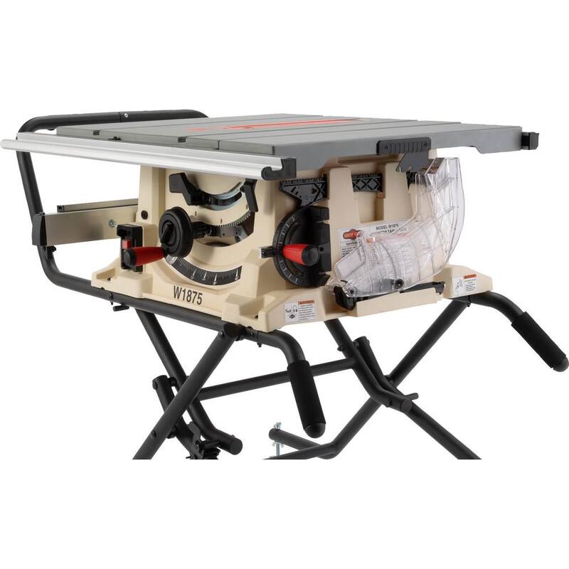 Sierra de mesa de banco de 2 HP de Shop Fox con soporte - W1875