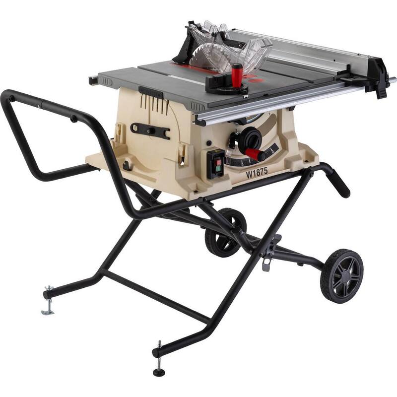 Sierra de mesa de banco de 2 HP de Shop Fox con soporte - W1875