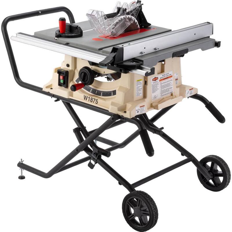 Sierra de mesa de banco de 2 HP de Shop Fox con soporte - W1875