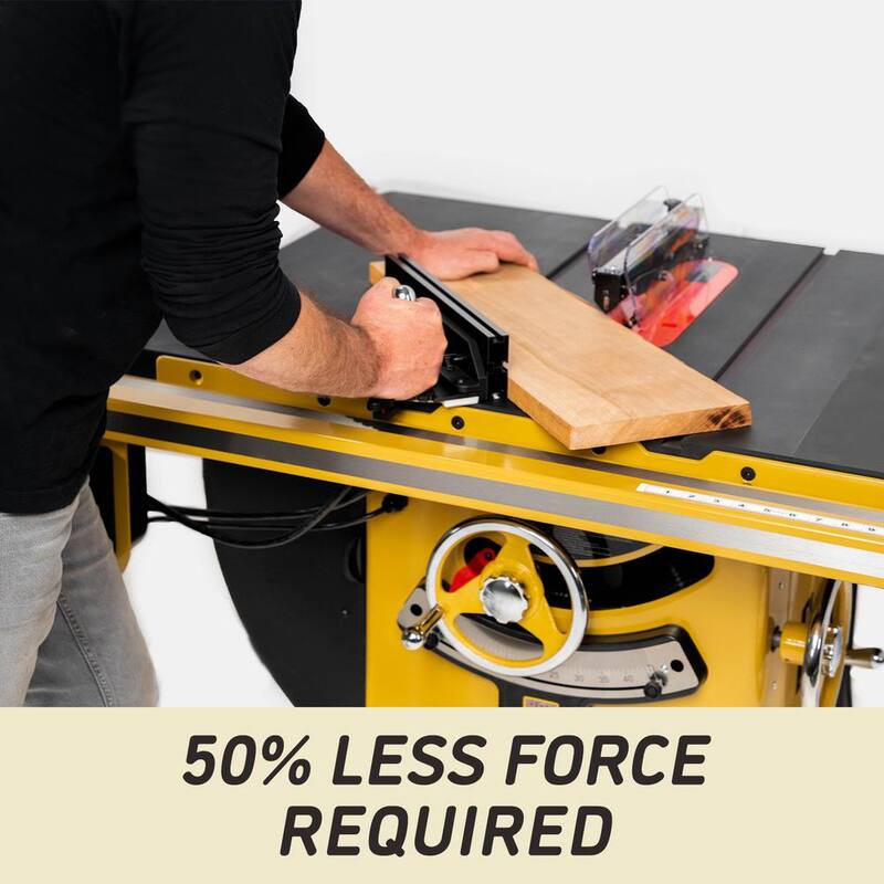 Powermatic ArmorGlide PM2000T Sierra de Mesa de 10 pulgadas, 30 pulgadas de Corte con Accu-Fence, 3HP, 1PH, 230V - PM1-PM23130KT