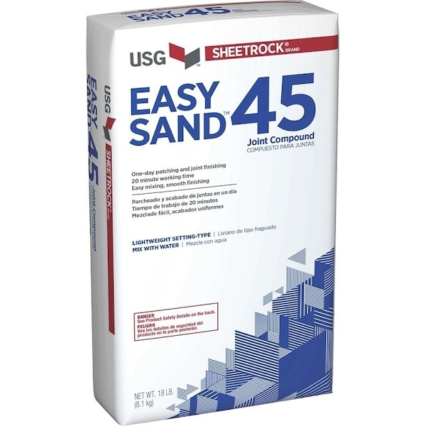 Usg USG Easy Sand 384210120 Joint Compound, Powder, 18 lb Bag - 384210120