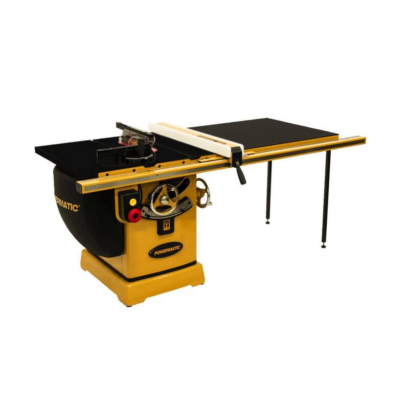 Powermatic ArmorGlide PM2000T Sierra de mesa de 10 pulgadas, 50 pulgadas de corte, 5HP, 3 fases, 460V - PM9-PM25350KT-4