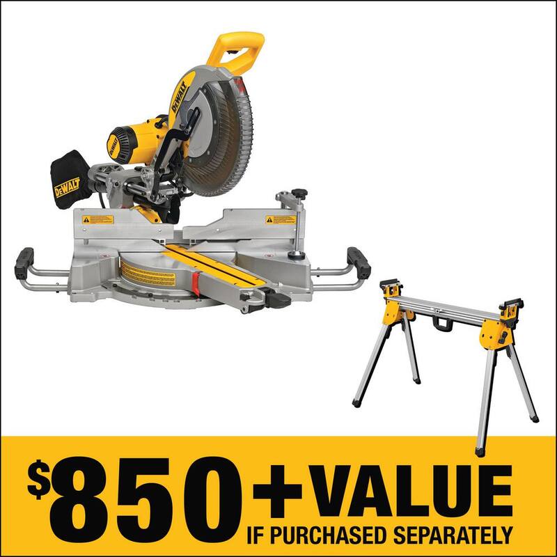 Si producto es : Kit de sierra ingleteadora compuesta deslizante de doble bisel DEWALT con cable de 15 amperios y 12 pulgadas, y soporte de sierra ingleteadora compacta con capacidad de 500 lbs. - DWS780WDWX724.
