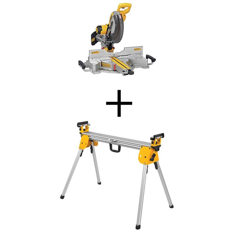 Si producto es : Kit de sierra ingleteadora compuesta deslizante de doble bisel DEWALT con cable de 15 amperios y 12 pulgadas, y soporte de sierra ingleteadora compacta con capacidad de 500 lbs. - DWS780WDWX724.