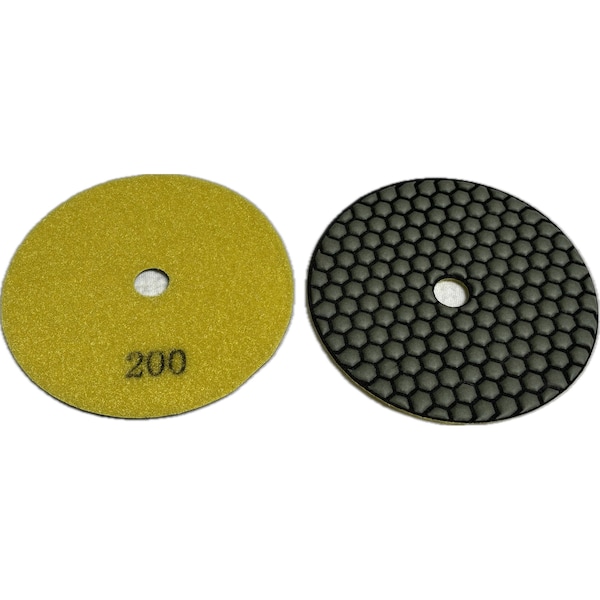 Vantage Product Honey Comb Dry Polishing Pad, Concrete Finishing, 7'' - R-FB7HC0200
