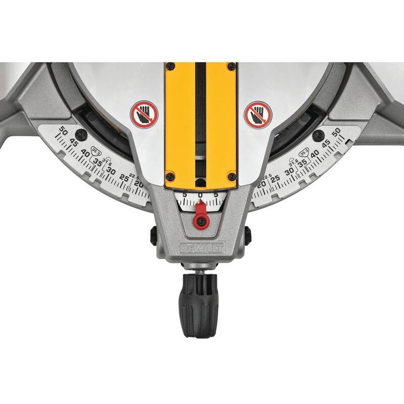 Sierra ingletadora compuesta de bisel sencillo DEWALT de 15 amperios y cable de 10 pulgadas - DWS713