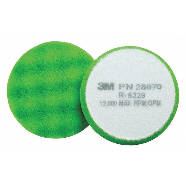 3M Finesse-it Buffing Pad 28870, 3-3/4in, Gre - 28870