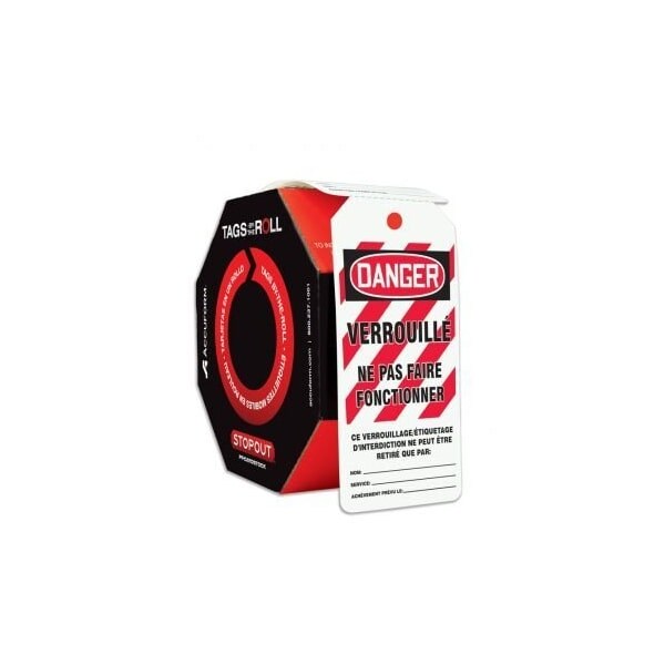 Accuform Danger, PF-Cardstock, 6-5/8 in Width, 3-5/8 in Height - FRTAR416