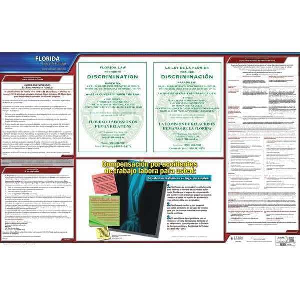 Jj Keller Labor Law Poster, State Labor Law, FL - 200-FL