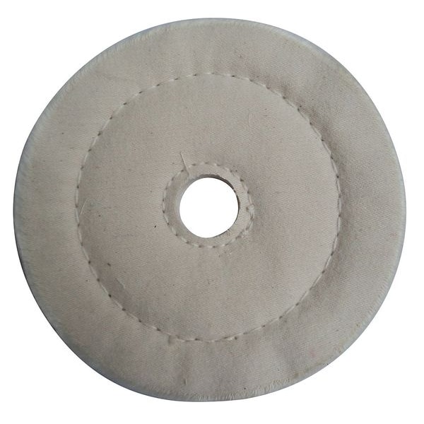 Zoro Select Buffing Wheel, Cushion Sewn, 6 In Dia. - 12U103