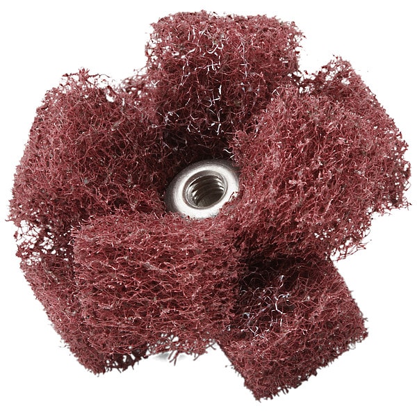 Scotch-Brite Cross Buff, Aluminum Oxide, 1-1/2" dia. - 7000121125