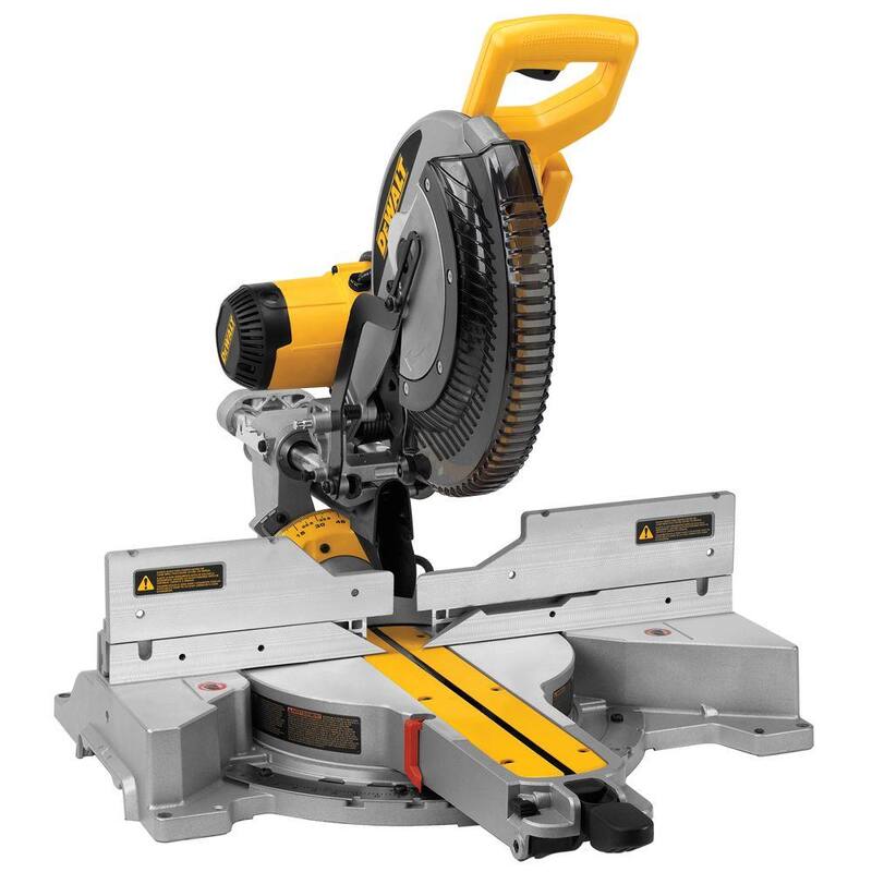 Sierra ingleteadora compuesta de doble bisel deslizante de 12 pulgadas con cable de 15 amperios y soporte rodante de 32-1/2 pulgadas x 60 pulgadas - DWS780WDWX726