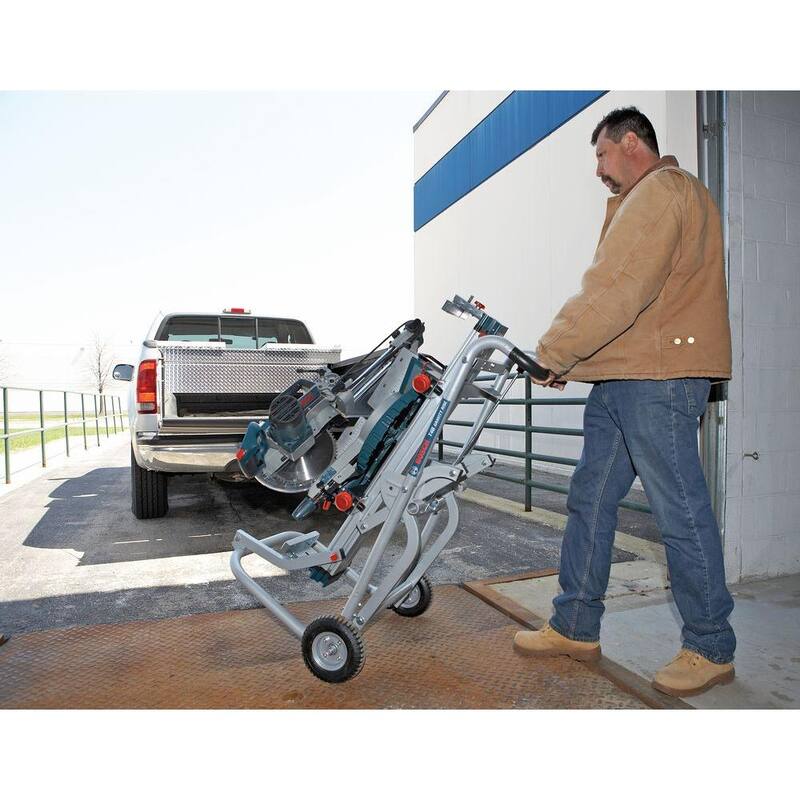 Si traducimos este título al español, omitiendo la marca del producto, quedaría de la siguiente manera:

Sierra ingleteadora deslizante de bisel doble con cable de 15 amperios y 12 pulgadas en combo con soporte de sierra ingleteadora con ruedas de elevación por gravedad de bonificación - BMS4B.