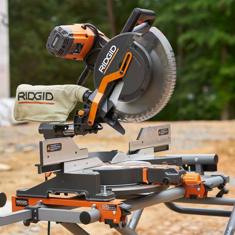 Sierra ingletadora de bisel doble de 12 pulgadas RIDGID - R4231