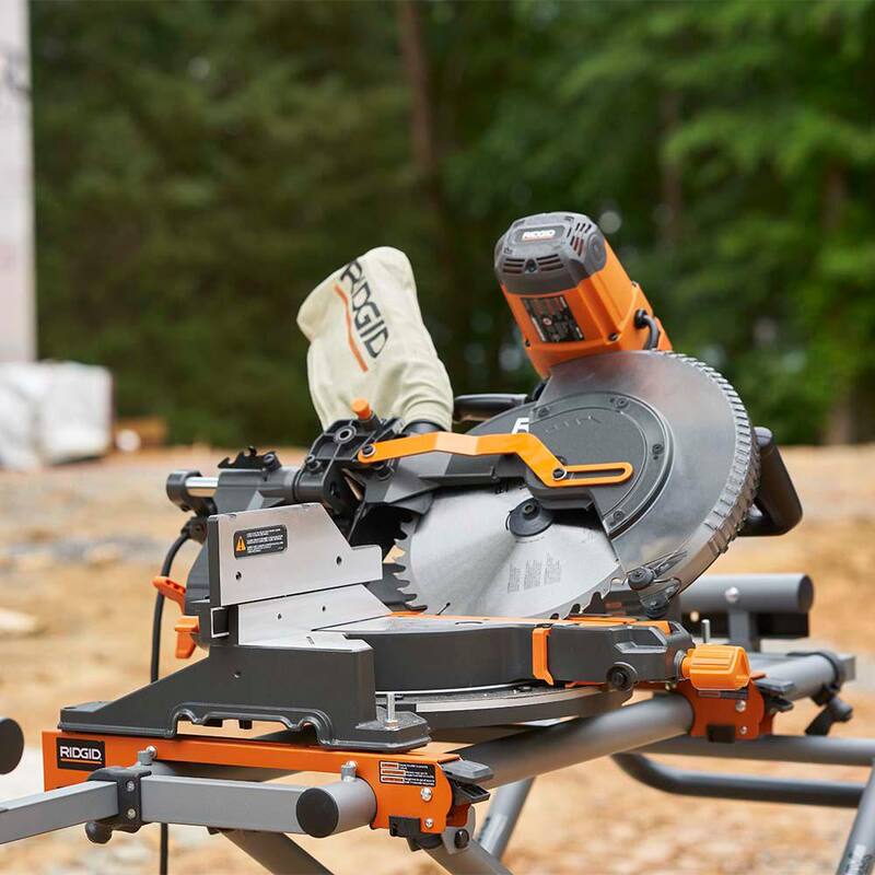 Sierra ingletadora de bisel doble de 12 pulgadas RIDGID - R4231