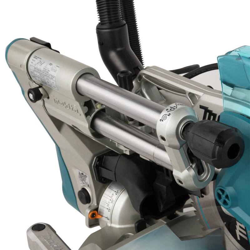 Sierra ingletadora compuesta deslizante de doble bisel de 15 amperios y 10 pulgadas con láser - LS1019L