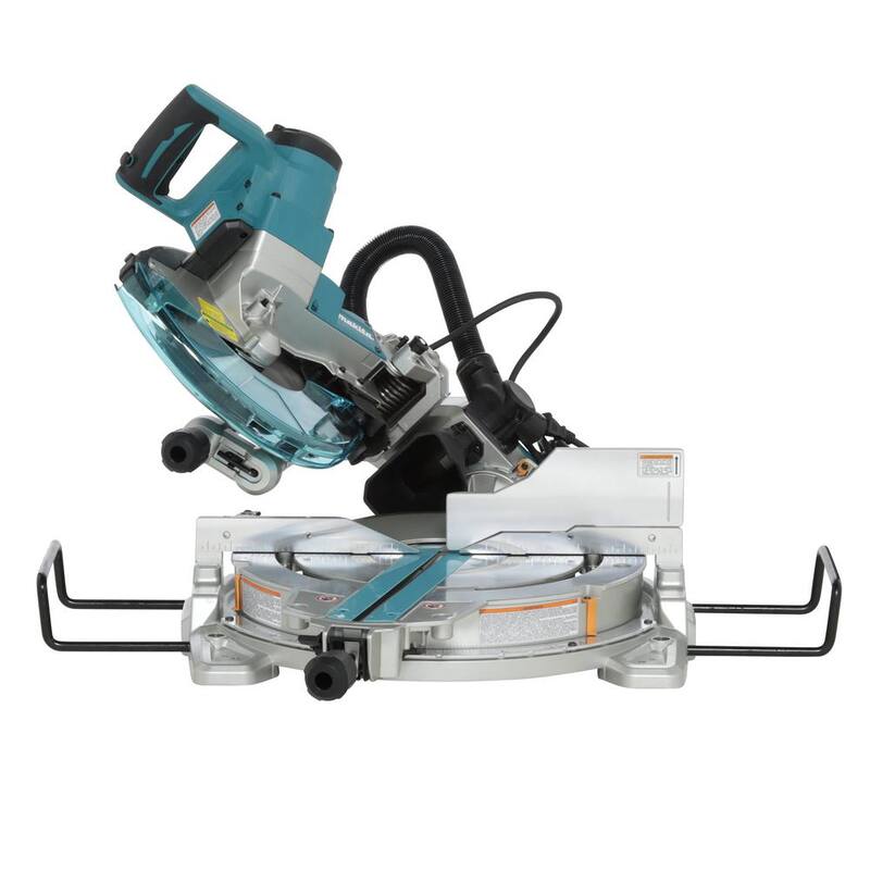 Sierra ingletadora compuesta deslizante de doble bisel de 15 amperios y 10 pulgadas con láser - LS1019L