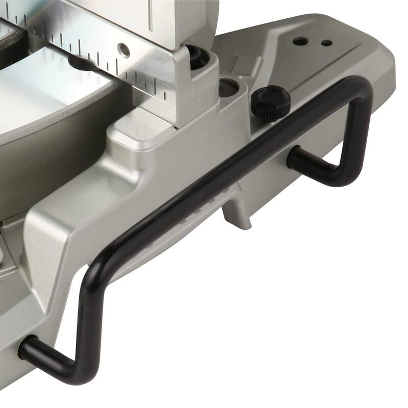 Sierra ingletadora compuesta deslizante de doble bisel de 15 amperios y 10 pulgadas con láser - LS1019L