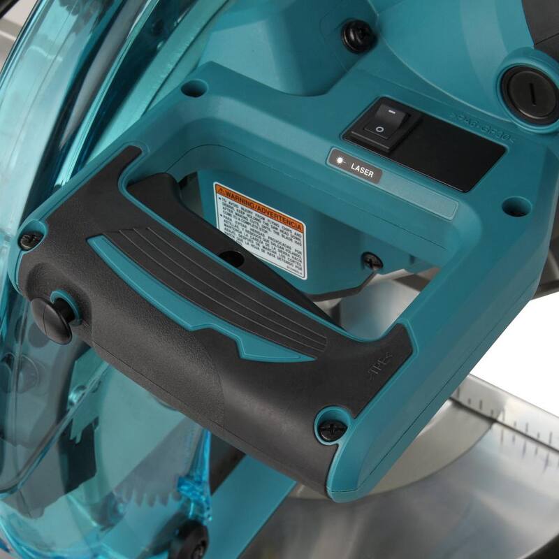 Sierra ingletadora compuesta deslizante de doble bisel de 15 amperios y 10 pulgadas con láser - LS1019L