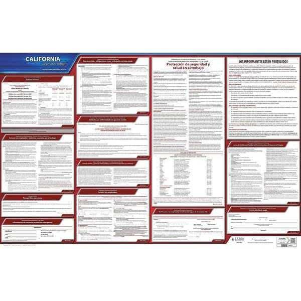 Jj Keller Labor Law Poster, State Labor Law, CA - 200-CA