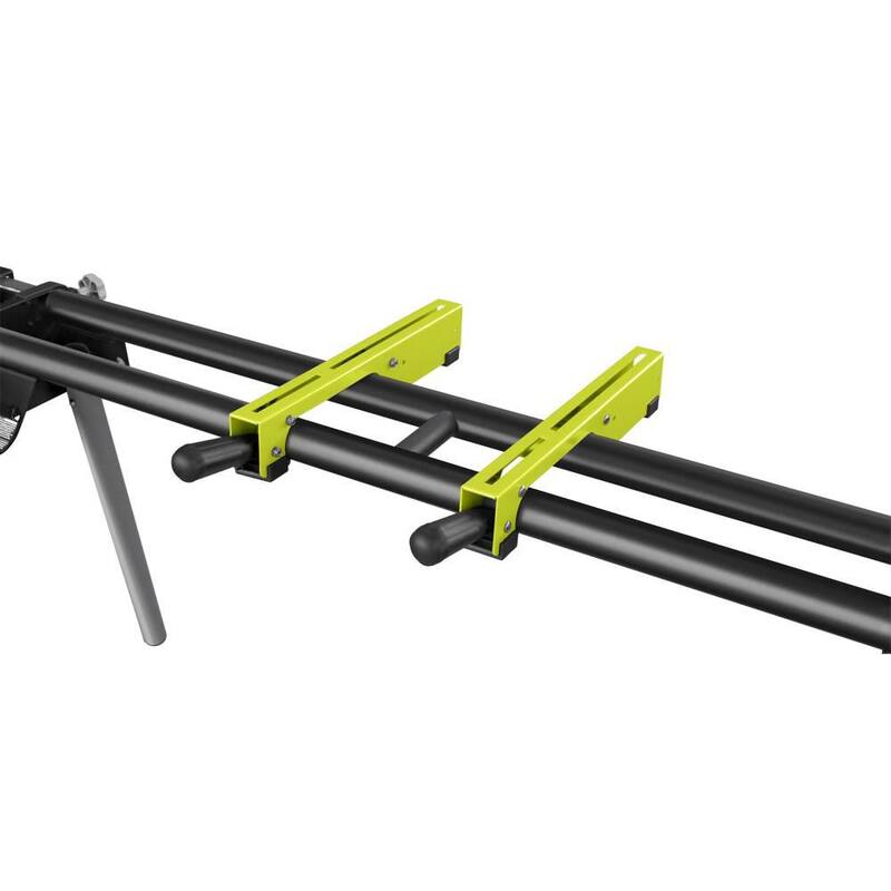 Sierra ingleteadora compuesta deslizante con cable de 15 amperes y 10 pulgadas y soporte rápido universal para sierra ingleteadora - TSS103-A18MS01G