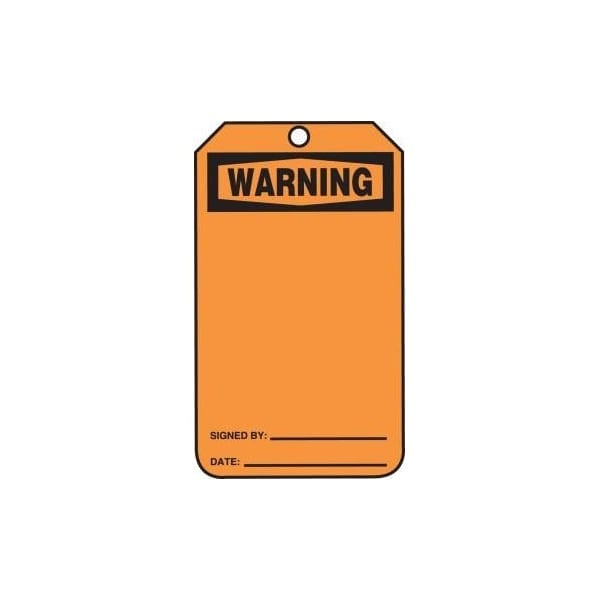Accuform Self-Laminating RP-Plastic, 3-1/4 in Width, 0.55 in Height, , 5 PK - MWGT205LTM