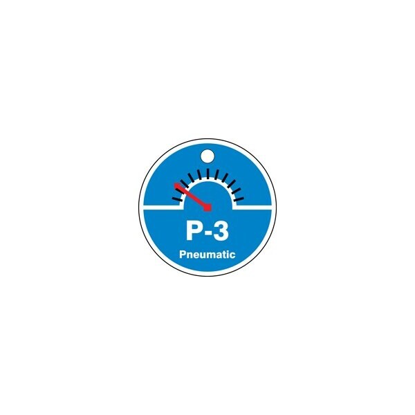 Accuform PF-Cardstock, 3-1/4 in Width, 1/4 in Height, , 5 PK - TDK703VPM