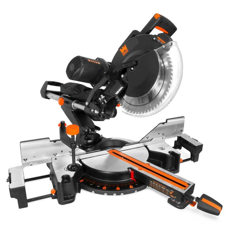 Sierra ingletadora compuesta deslizante de doble bisel de 12 pulgadas y 15 amperios con láser - MM1214T