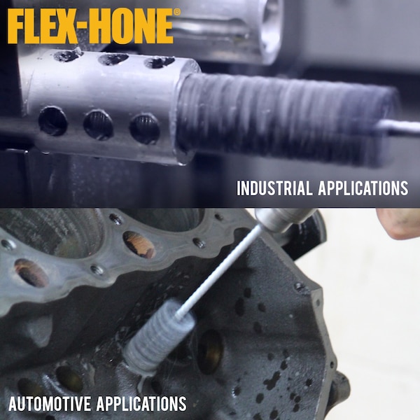 Flex-Hone Tool BC782500CD FLEX-HONE, 0.875" (22.2mm) bore, 8" OAL, 2500 Mesh Grit, Diamond (CD) - BC782500CD