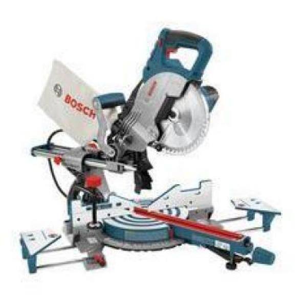 Sierra ingletadora compuesta deslizante portátil de bisel simple Bosch de 12 amperes y 8-1/2 pulgadas con cuchilla de carburo de 48 dientes - CM8S
