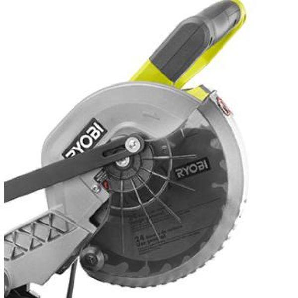 Sierra ingletadora compuesta RYOBI de 9 amperes y 7-1/4 pulgadas con QUICKSTAND universal - TS1144-A18MS01G.