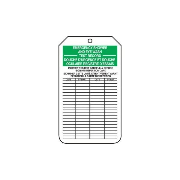 Accuform Danger, PF-Cardstock, 3-1/4 in Width, 1/4 in Height, , 25 PK - TCF461PTP