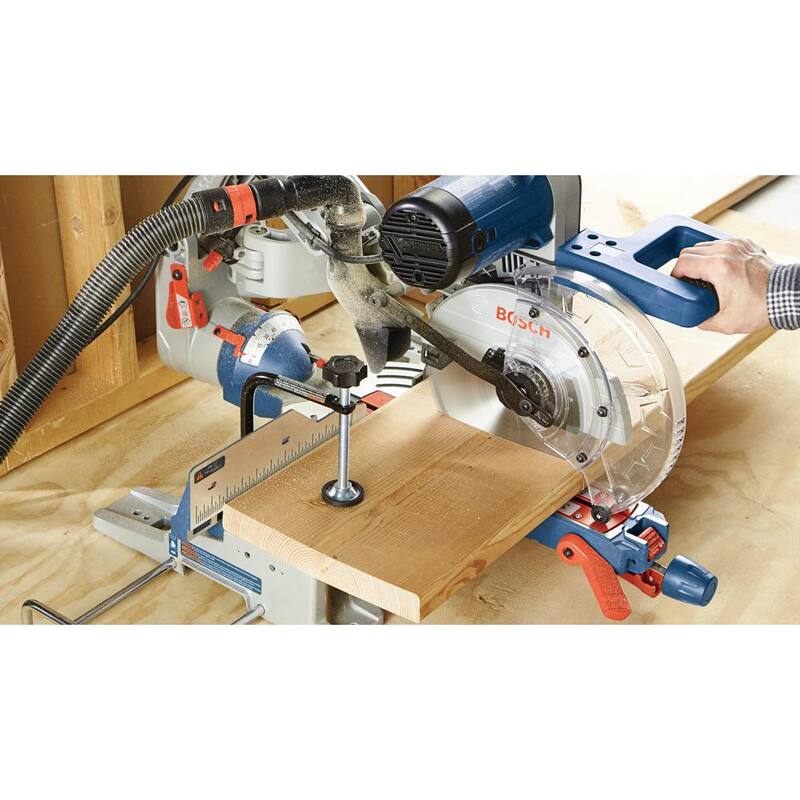 Si marca del producto: Sierra ingleteadora deslizante de bisel doble Bosch de 15 amperes, 10 pulgadas, con hoja de sierra de carburo de 60 dientes y soporte de patas plegable de bonificación - CM10GD+T1B.