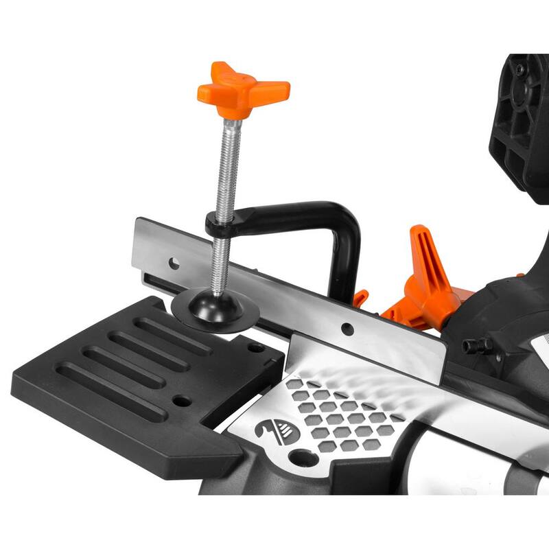 Sierra ingletadora compuesta deslizante compacta de bisel simple de 10 pulgadas y 15 amperes con láser - MM1011