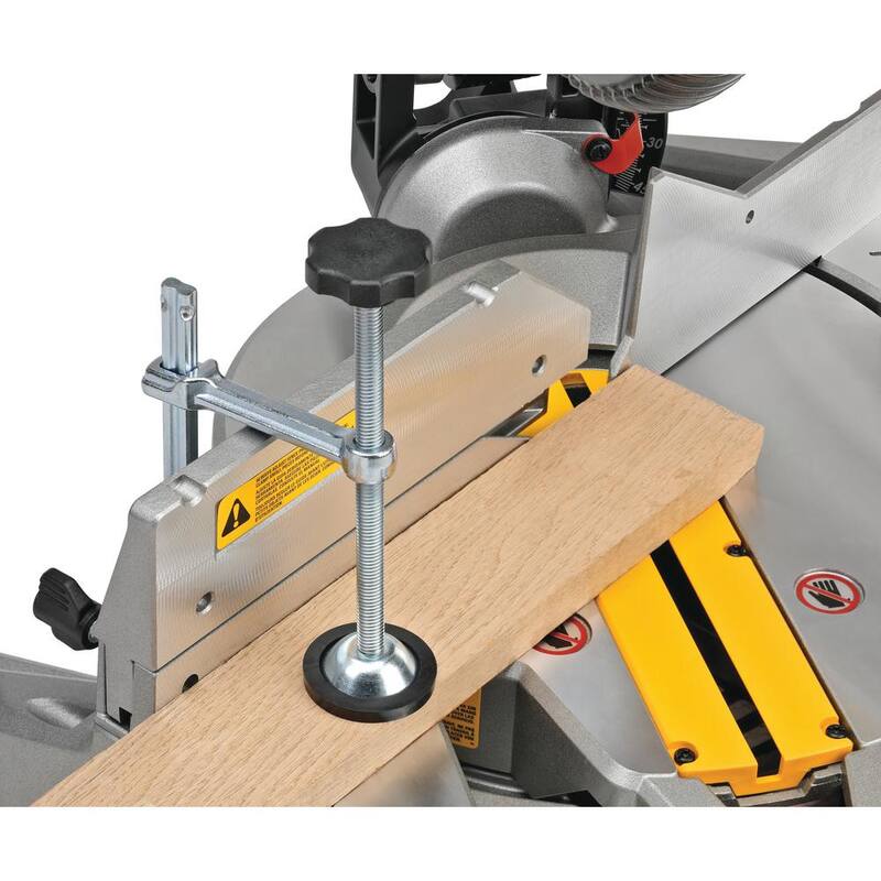 Sierra ingleteadora compuesta DEWALT de 15 amperes y 12 pulgadas con bisel simple, con cuchilla de sierra ingleteadora de 12 pulgadas de 32 dientes y 80 dientes (paquete de 2) - DWS715WDW3128P5