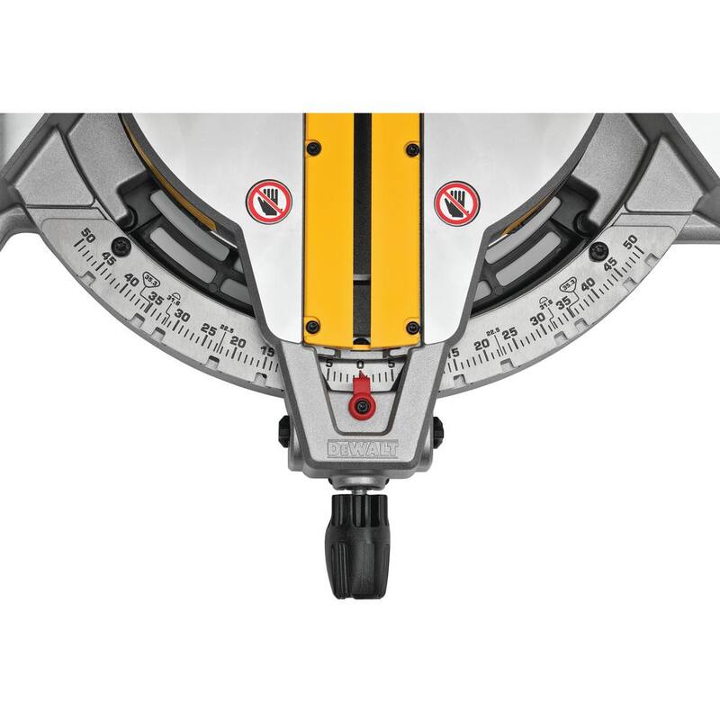 Sierra ingleteadora compuesta DEWALT de 15 amperes y 12 pulgadas con bisel simple, con cuchilla de sierra ingleteadora de 12 pulgadas de 32 dientes y 80 dientes (paquete de 2) - DWS715WDW3128P5