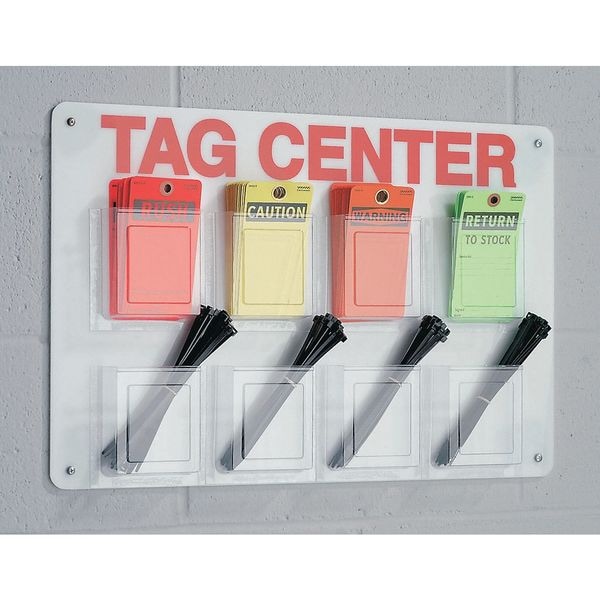 Brady Tag Center, Unfilled, 15-3/4 In. H - TC8