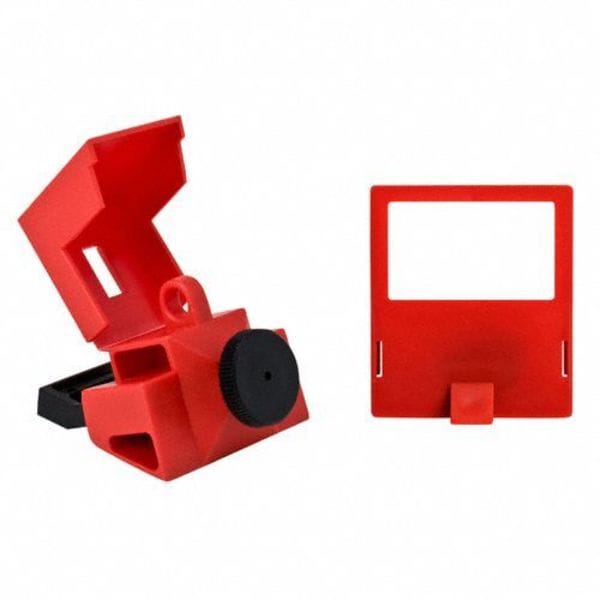 Brady Circuit Breaker Lockout, Clamp-On, For 480/600V AC Volt, For Single Pole Circuit Breaker Type - 65397