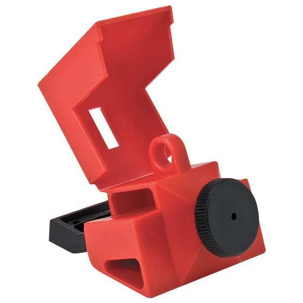 Brady Circuit Breaker Lockout, Clamp-On, For 480/600V AC Volt, For Single Pole Circuit Breaker Type - 65397