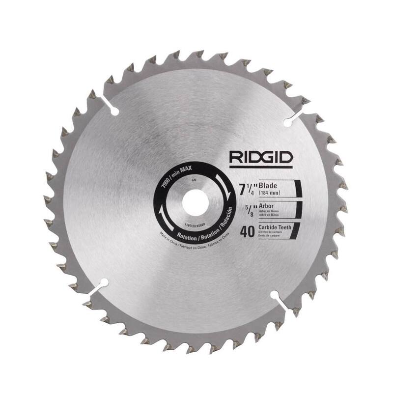 Sierra ingleteadora deslizante de doble bisel de 18V sin escobillas de 7-1/4 pulgadas de  RIDGID con batería de litio de 18V de salida máxima de 4.0 Ah y cargador - R48607B-AC9540