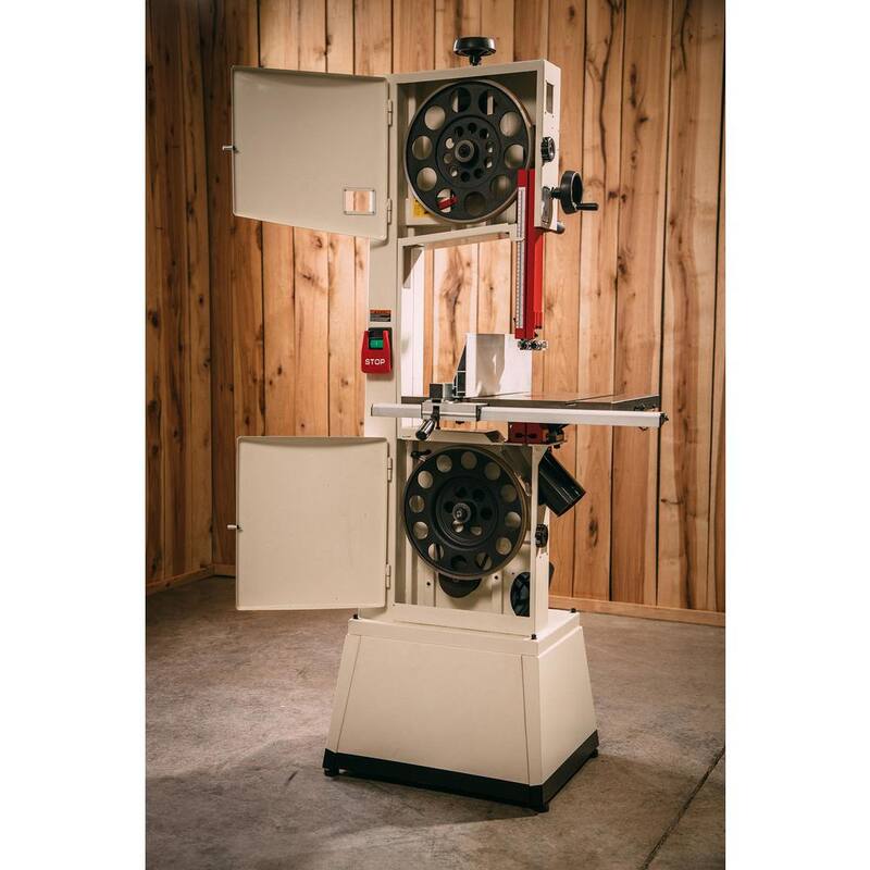 Jet JWBS14-SFX 14 in. 1.75 HP, 1 pH, 115-Volt/230-Volt Steel Frame Bandsaw - 714400K

Jet JWBS14-SFX 14 pulgadas, 1.75 HP, 1 pH, 115-Volt/230-Volt Sierra de cinta con marco de acero - 714400K