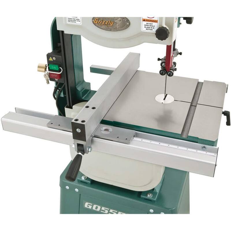 Si_el_producto_no_es_uno_azul_Puede_traducir_el_nombre_de_marca='', Industrial Grizzly 14 pulgadas 1 HP Sierra de cinta Deluxe - G0555LX