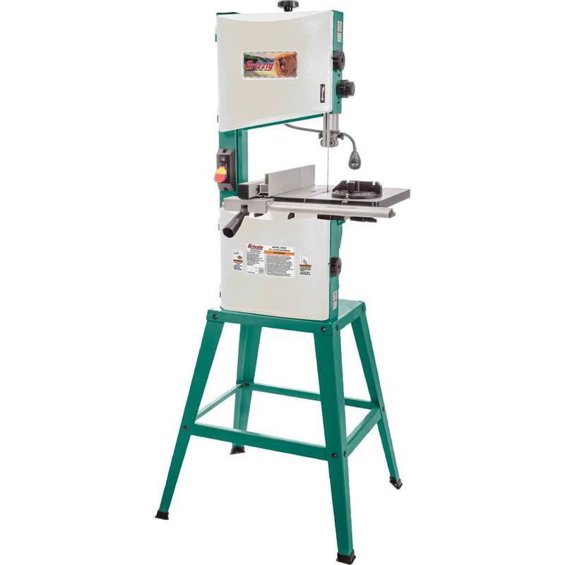 Sierra de cinta de 10 pulgadas y 1/2 HP de Grizzly Industrial - G0948